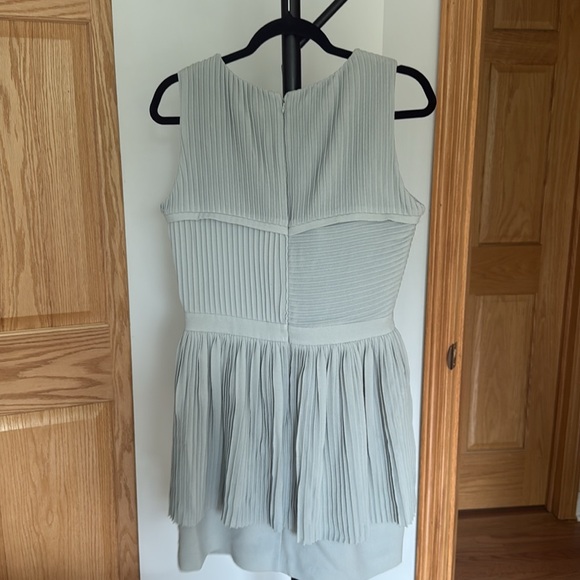 Reiss Light blue Pleated Tank dress - Picture 4 of 4